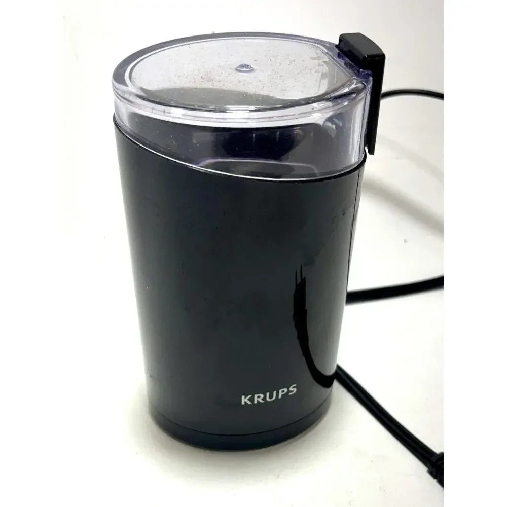 Krups Electric Coffee Spice Grinder Stainless Blade Black Tested Working